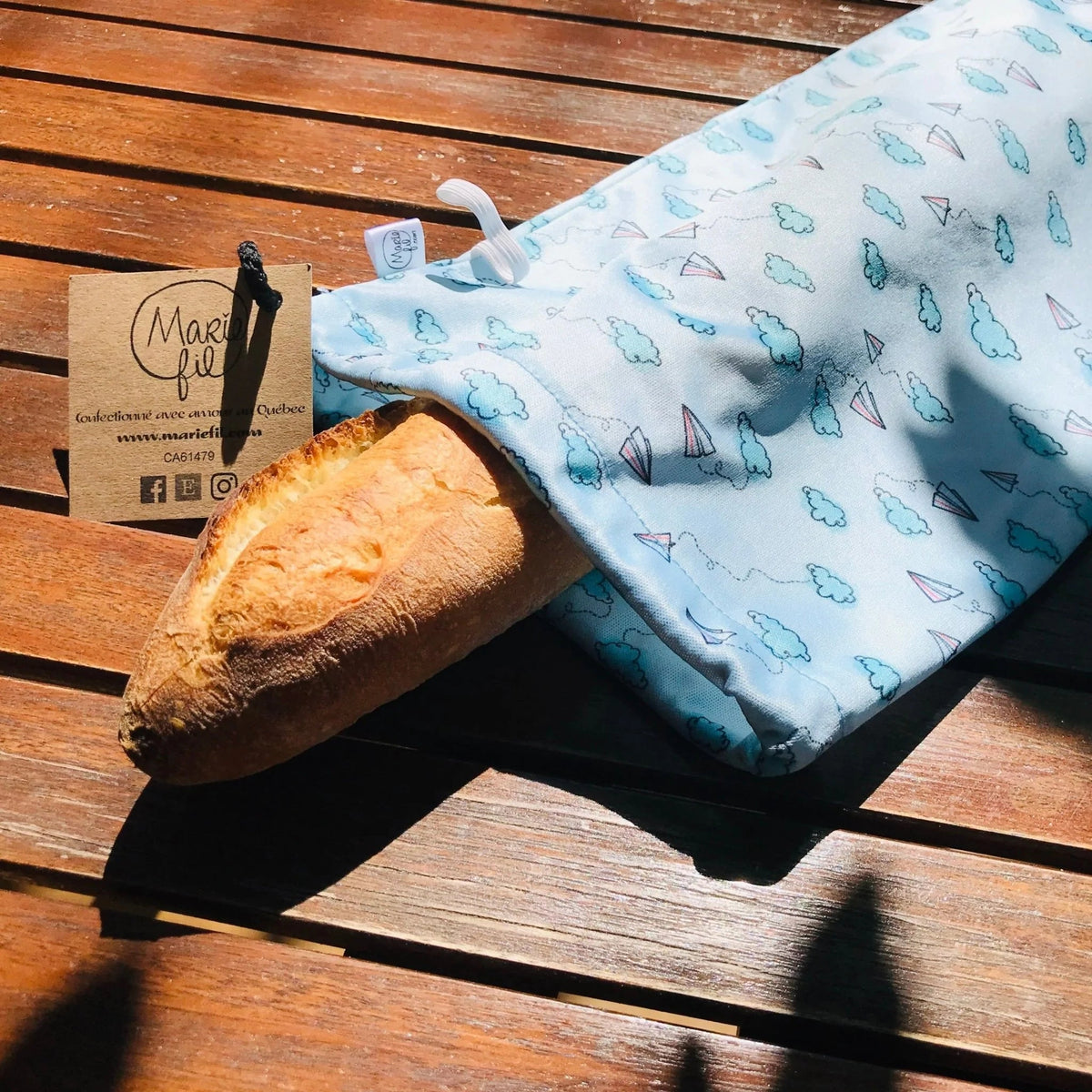 Sac pain réutilisable best sale