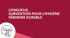 Subvention pour l'hygiène féminine à Longueuil