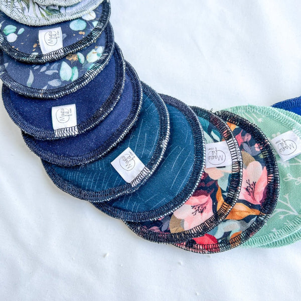 18 Coussinets d'allaitement lavables - Marie fil