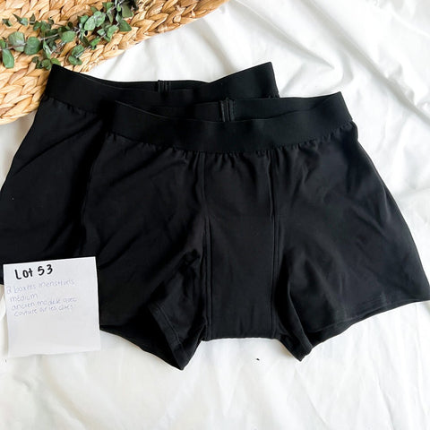 2 boxers menstruel MEDIUM - DEFAUT - Lot 53 - Marie fil