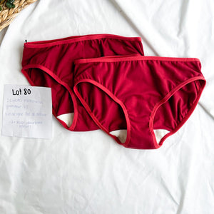 2 culottes menstruelles - XS - Fin de lot - Lot 80 - Marie fil