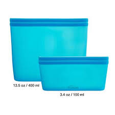 2 Eco Sacs En Silicone pour collations - Marie fil