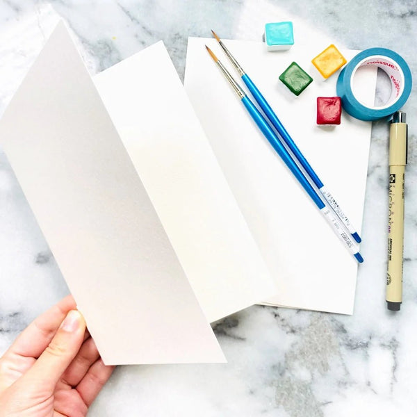 20 cartes vierges pour l’aquarelle - Marie fil