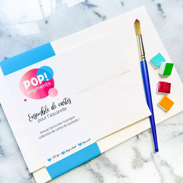 20 cartes vierges pour l’aquarelle - Marie fil