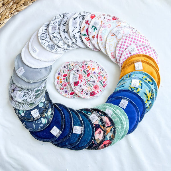 6 Coussinets d'allaitement lavables - Marie fil