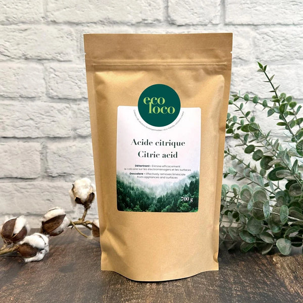 Acide citrique naturel pour détartrer