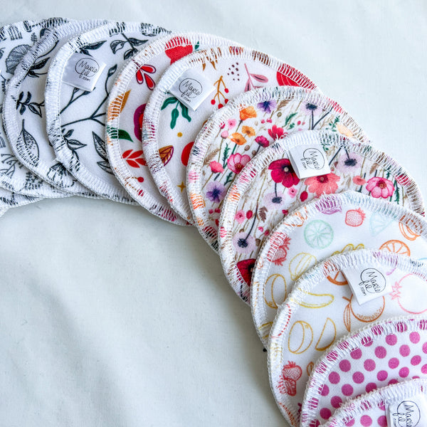 18 Compresses d'allaitement lavables - Pads d'allaitement