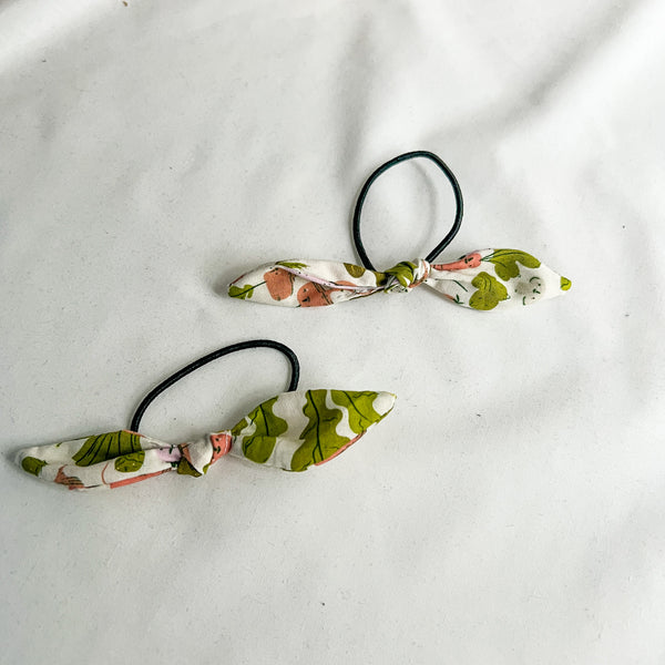 Élastiques à cheveux avec boucle nouée – Ensemble de 2 petits
