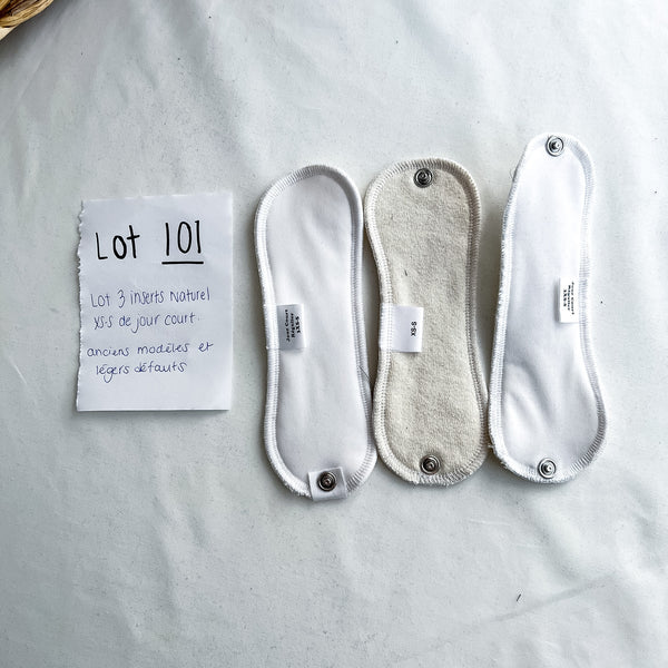 Lot 101 - Défaut - Insert de jour court - Grandeur XS-S