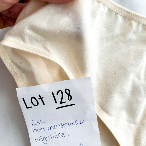 Lot 128 - Défauts - 1 Culotte non menstruelle - 2XL