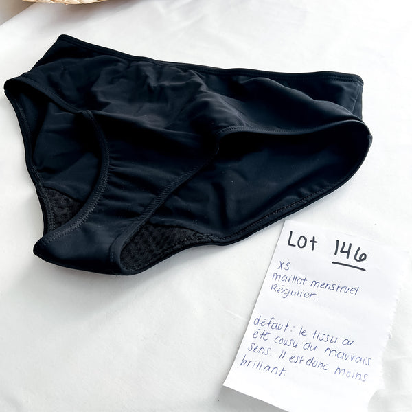 Lot 146 - Défaut - 1 Maillot menstruel Régulier XS