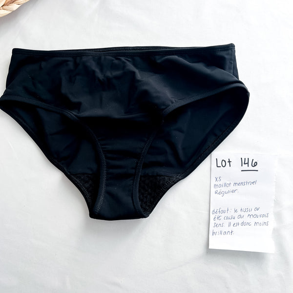 Lot 146 - Défaut - 1 Maillot menstruel Régulier XS