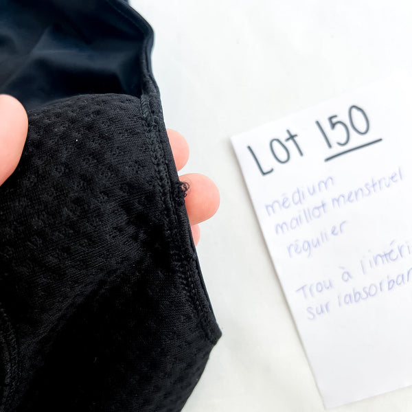 Lot 150 - Défaut - 1 Maillot menstruel Régulier M