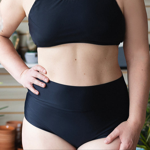 Maillot de bain menstruel - intérieur blanc