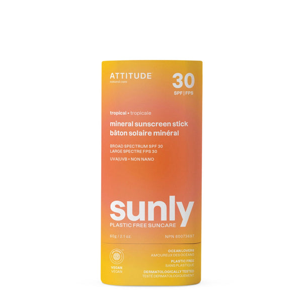 Bâton solaire minéral Sans plastique FPS 30 Sunly - Marie fil