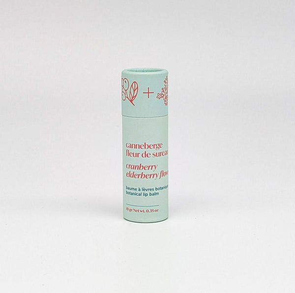 Baume à lèvres botanique à la canneberge et fleur de sureau - Marie fil