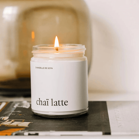 Bougie de soya - Chaï latte - Marie fil
