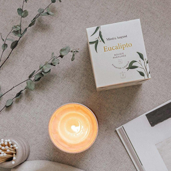 Bougie réutilisable - Eucalypto Eucalyptus Menthe - Marie fil