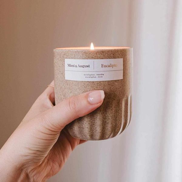 Bougie réutilisable - Eucalypto Eucalyptus Menthe - Marie fil