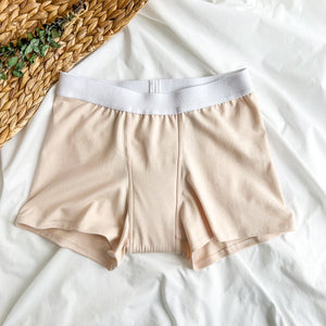 Boxer menstruel almond peach pantone - Marie fil