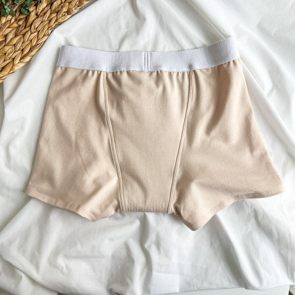 Boxer menstruel almond peach pantone - Marie fil