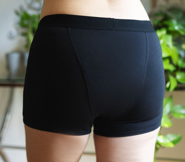 Boxer menstruel gris - Marie fil