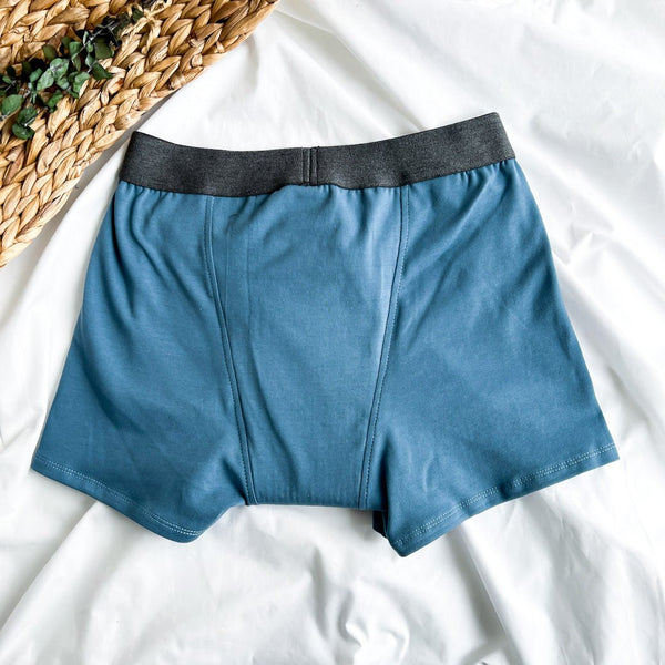 Boxer menstruel provincial blue pantone - Marie fil