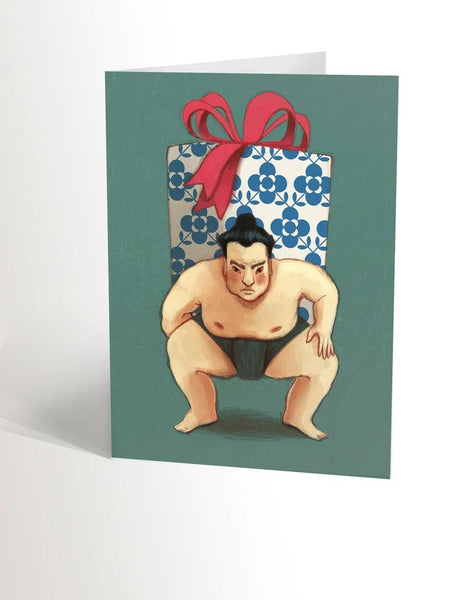 Carte de souhait cadeau très lourd - Valérie Boivin Illustrations - Marie fil
