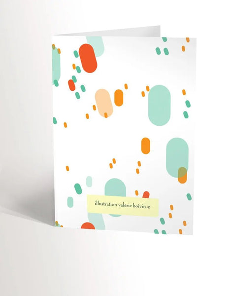 Carte de souhait licorne arc en ciel - Valérie Boivin Illustrations - Marie fil