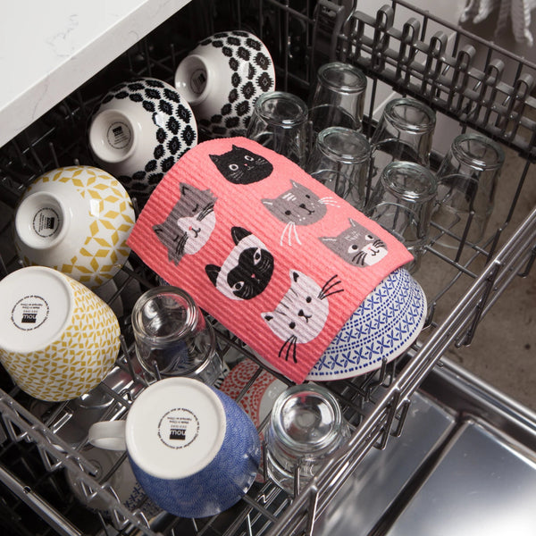 Chiffon suédois chats - Marie fil