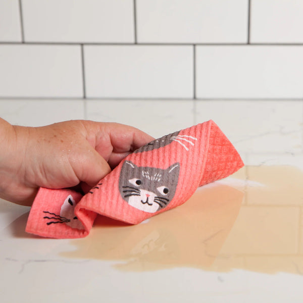 Chiffon suédois chats - Marie fil