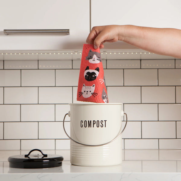 Chiffon suédois chats - Marie fil