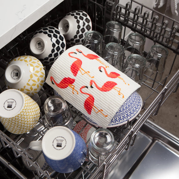 Chiffon suédois flamand rose - Marie fil