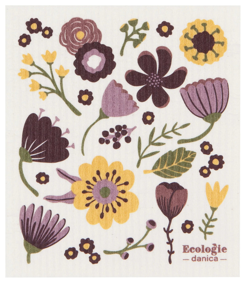 Chiffon suédois floral - Marie fil