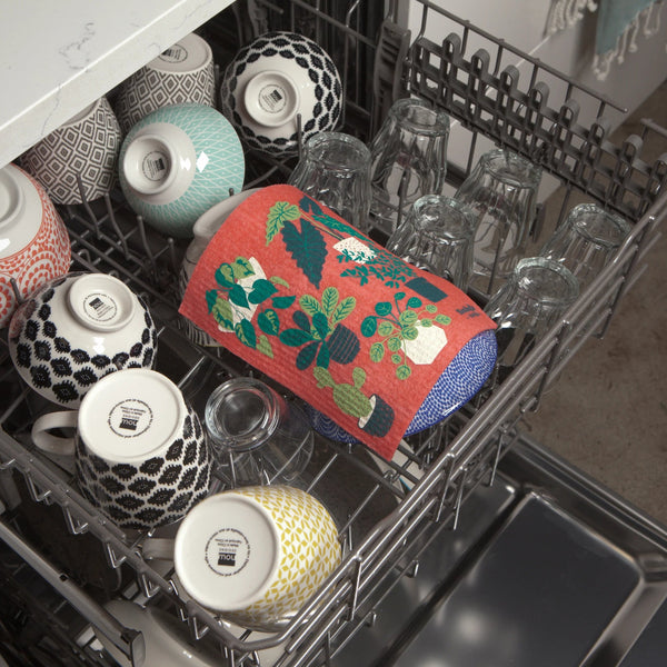 Chiffon suédois plantes - Marie fil