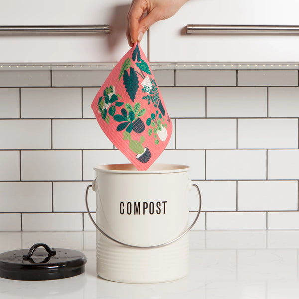 Chiffon suédois plantes - Marie fil