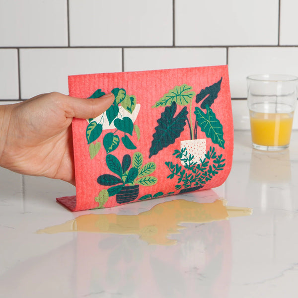 Chiffon suédois plantes - Marie fil