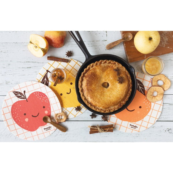 Chiffon suédois rond pomme - Marie fil