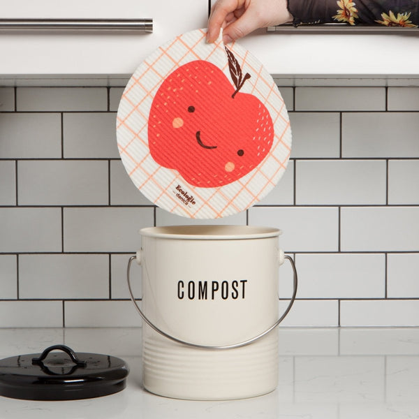 Chiffon suédois rond pomme - Marie fil