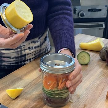 Couvercle pour pot mason Trancheuse en spirale Spiralizer - Marie fil