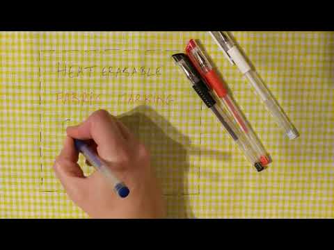 Crayons à tissu effacables à la chaleur - Marie fil