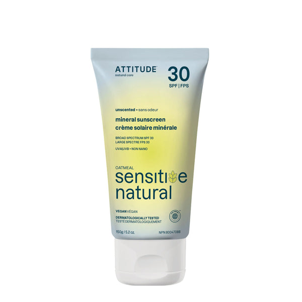 Crème solaire minérale peau sensible fps30