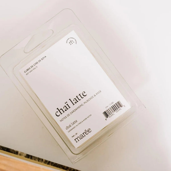 Cube cire de soya pour diffuseurs - Chai latté - Marie fil