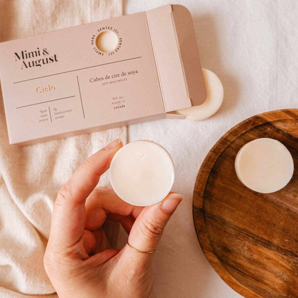 Cube de cire de soya - Cielo Figue Cassis Ambre - Marie fil