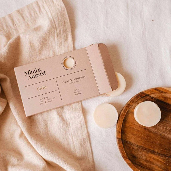 Cube de cire de soya - Cielo Figue Cassis Ambre - Marie fil