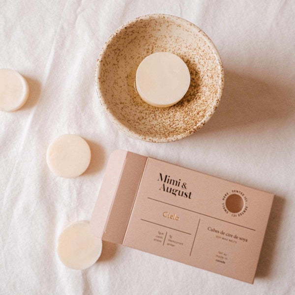 Cube de cire de soya - Cielo Figue Cassis Ambre - Marie fil