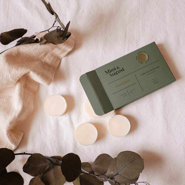 Cube de cire de soya - Eucalipto Eucalyptus Menthe - Marie fil