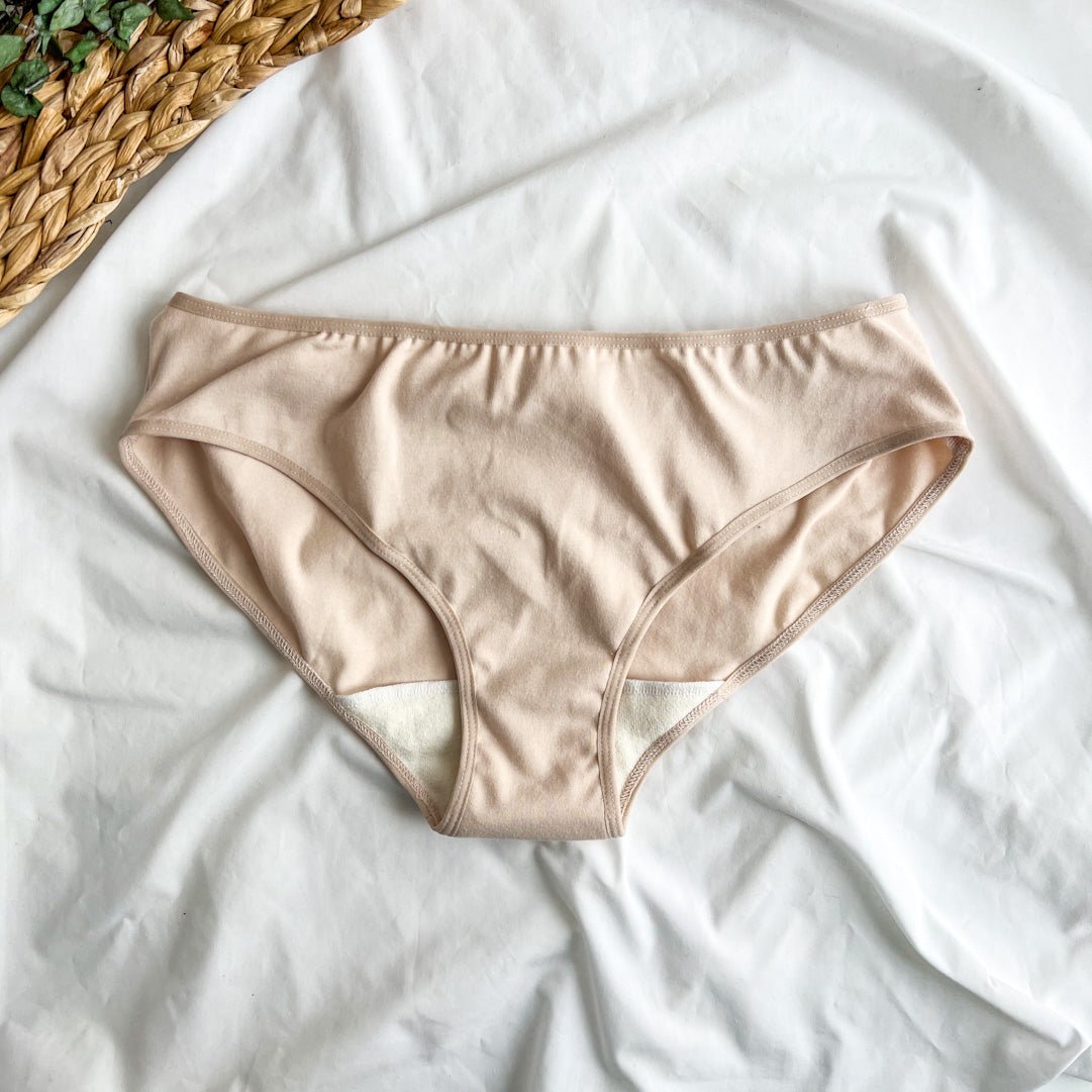 Culotte Menstruelle Almond peach - Marie fil