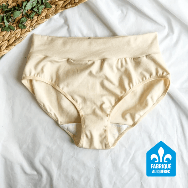 Culotte Menstruelle Classique Haute Naturel - Marie fil