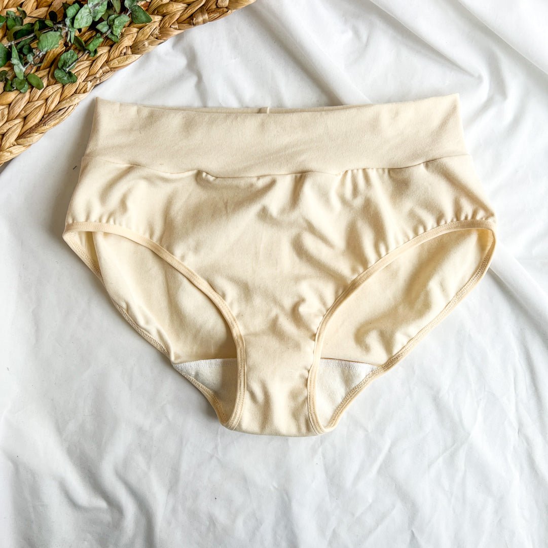 Culotte Menstruelle Classique Haute Naturel - Marie fil